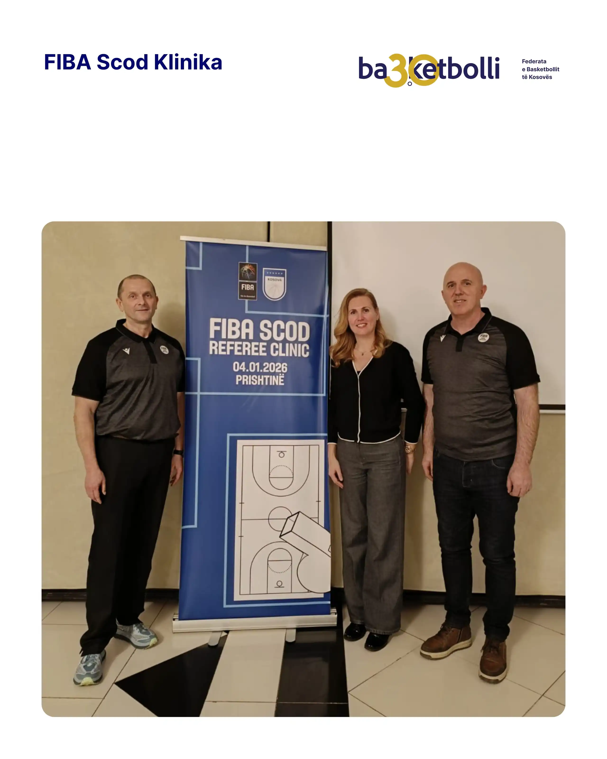 Mbahet FIBA Scod Klinika me gjyqtarët e FBK-së